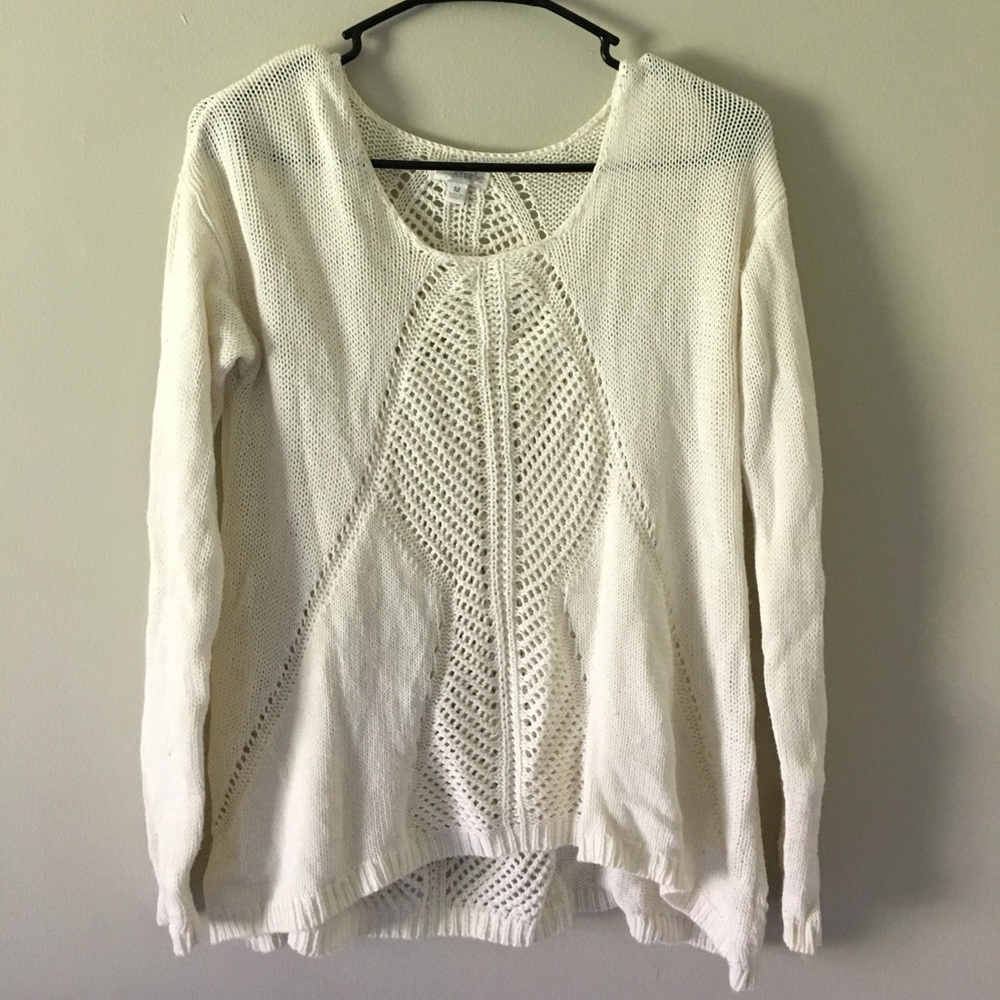 Cream lightweight sweater